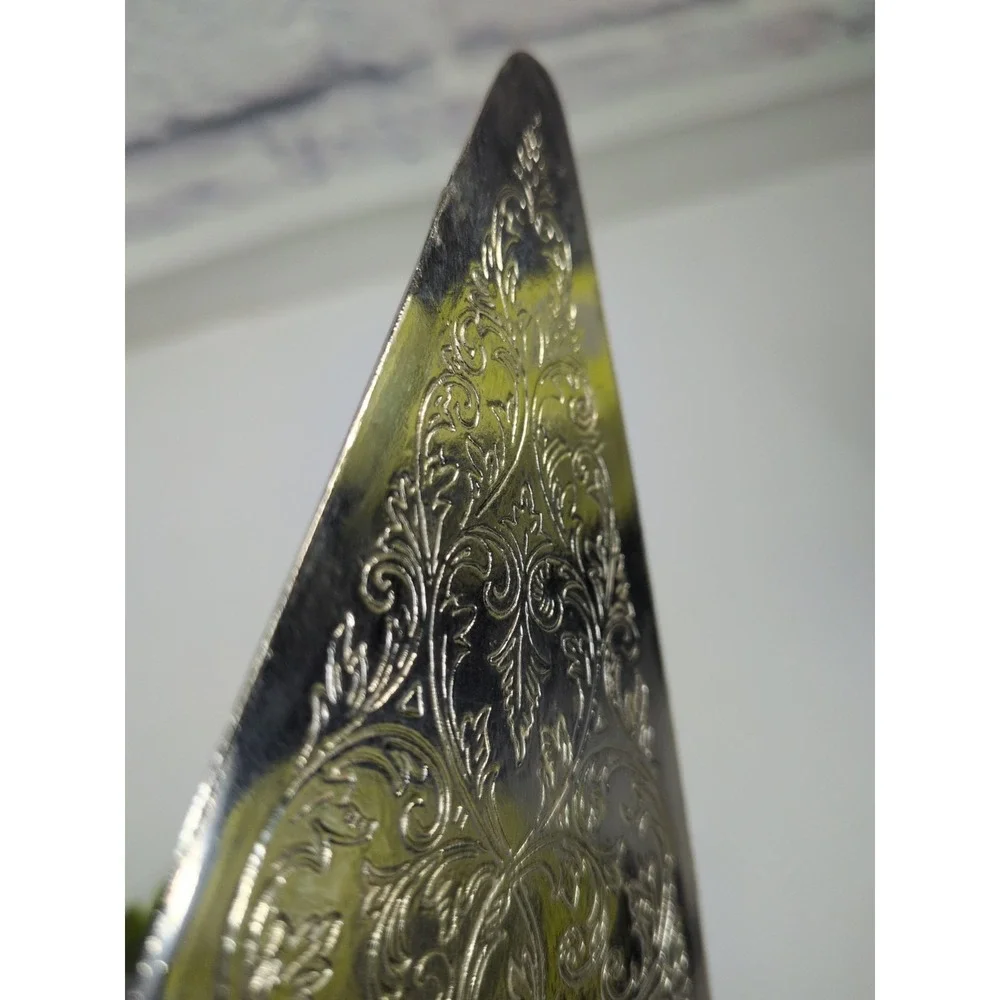 🇮🇹Vtg Antique Cake Serving Knife Silverplated Wedding Server Italy Heirloom 12